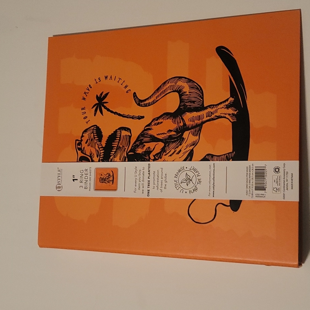 Kid's 1" 3 Ring Binder